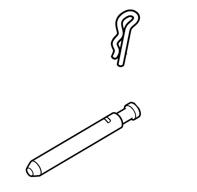 Rear Caliper Brake Pad Retaining Pin